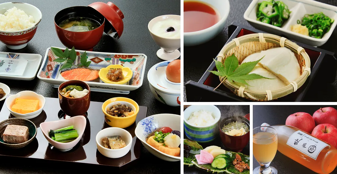 写真：朝食のご案内