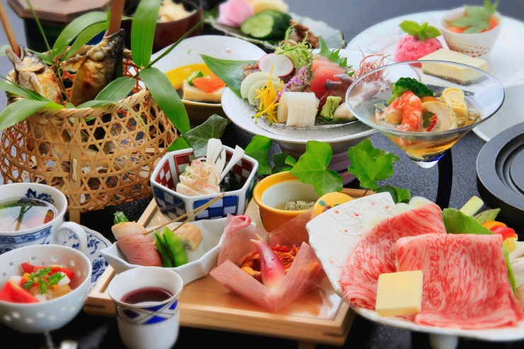 写真：春の懐石料理