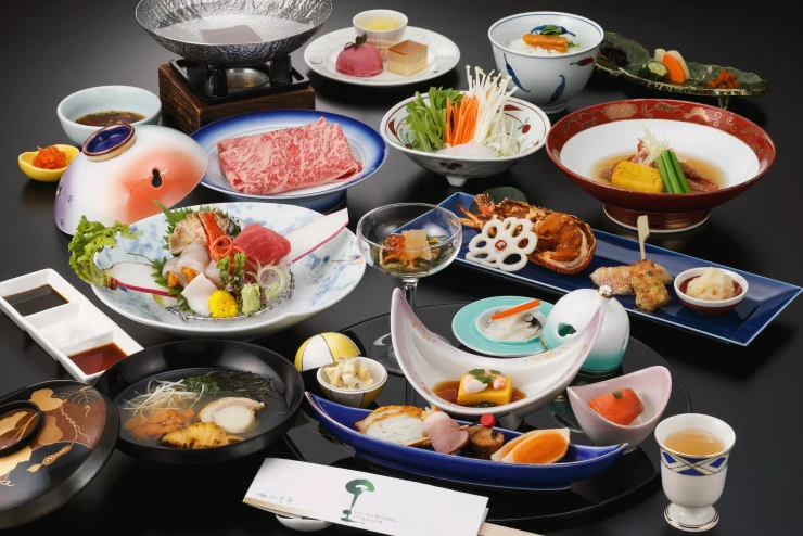 写真：夏の懐石料理