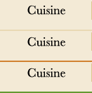 Cuisine