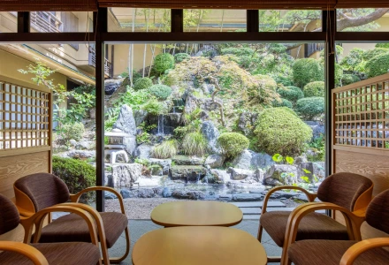 写真：中庭