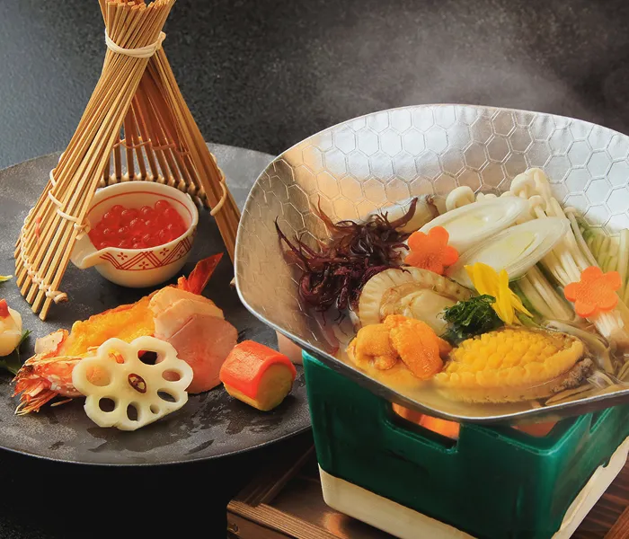 写真:会席料理一例