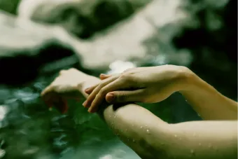 写真：温泉